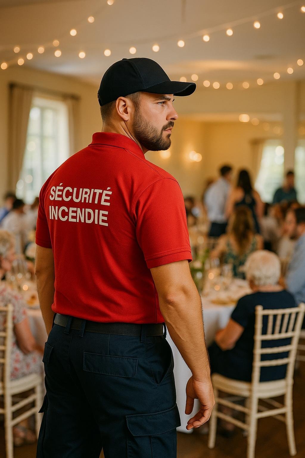 Agent SSIAP en poste dans un établissement recevant du public